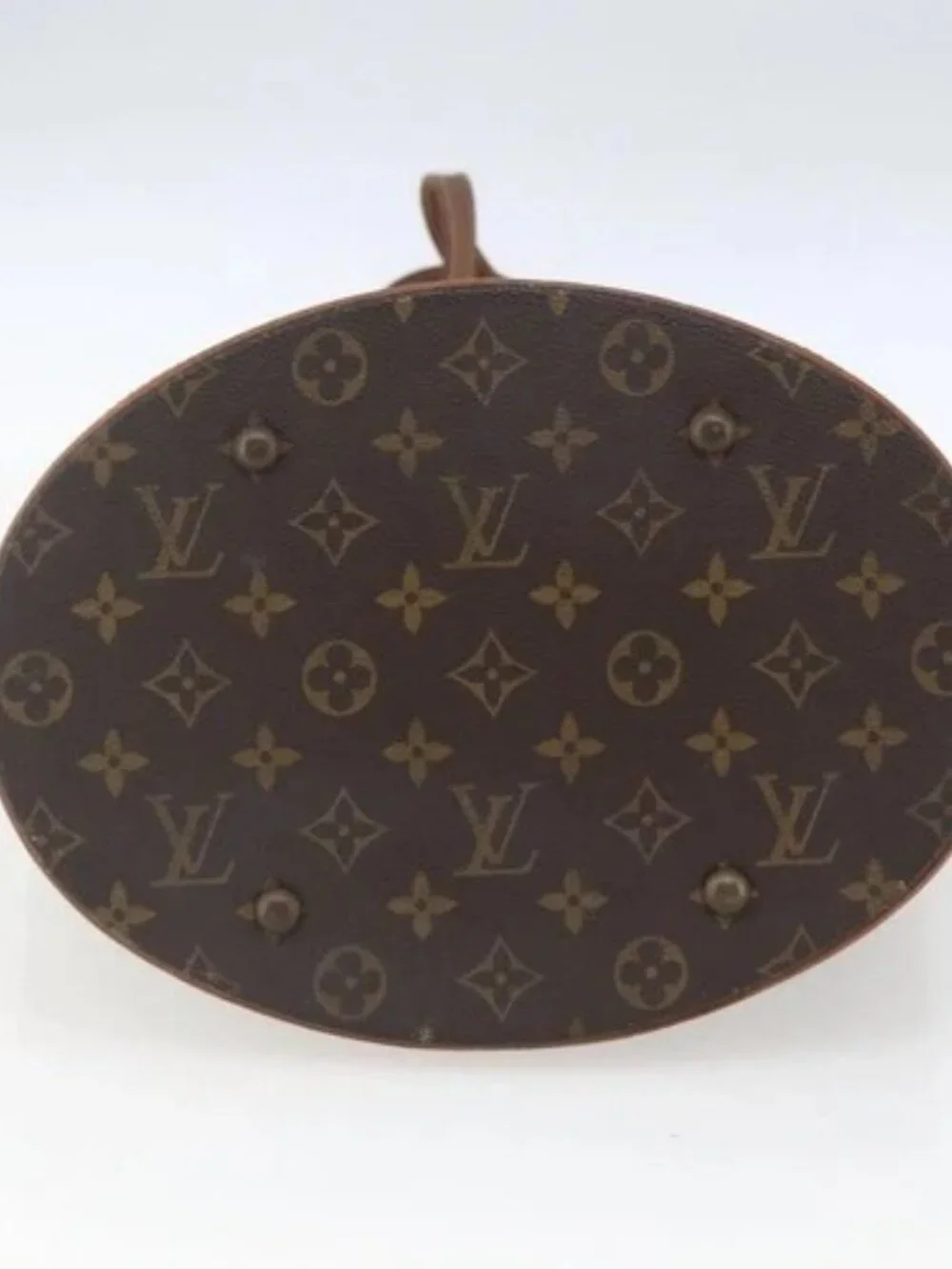 LOUIS VUITTON Monogram Bucket GM Shoulder Bag M42236 LV Auth 165936